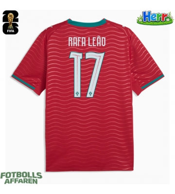 Portugal Rafael Leao #17 Hemmatröja VM 2026 Kortärmad